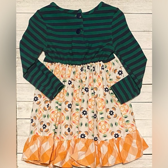 Girls 2T Ricrac & Ruffles Dress - Picture 2 of 3